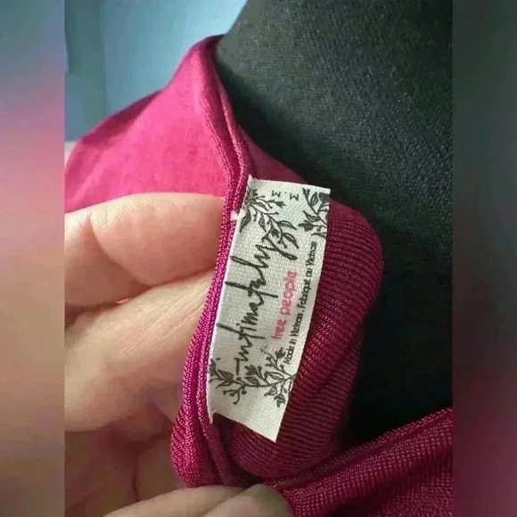 NWOT Free People Revolve Turnt Bodysuit ~ Dark Rhubarb ~ Medium - Picture 7 of 8